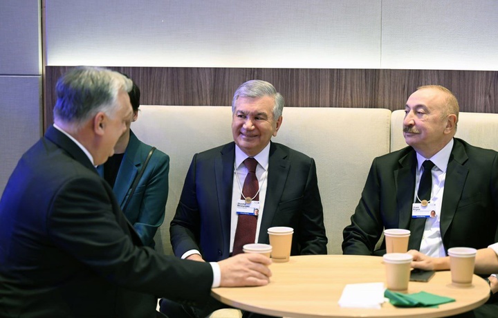 В Швейцарии состоялась встреча лидеров Узбекистана, Азербайджана и Венгрии