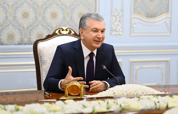 Shavkat Mirziyoyev Volkan Bozkirni qabul qildi