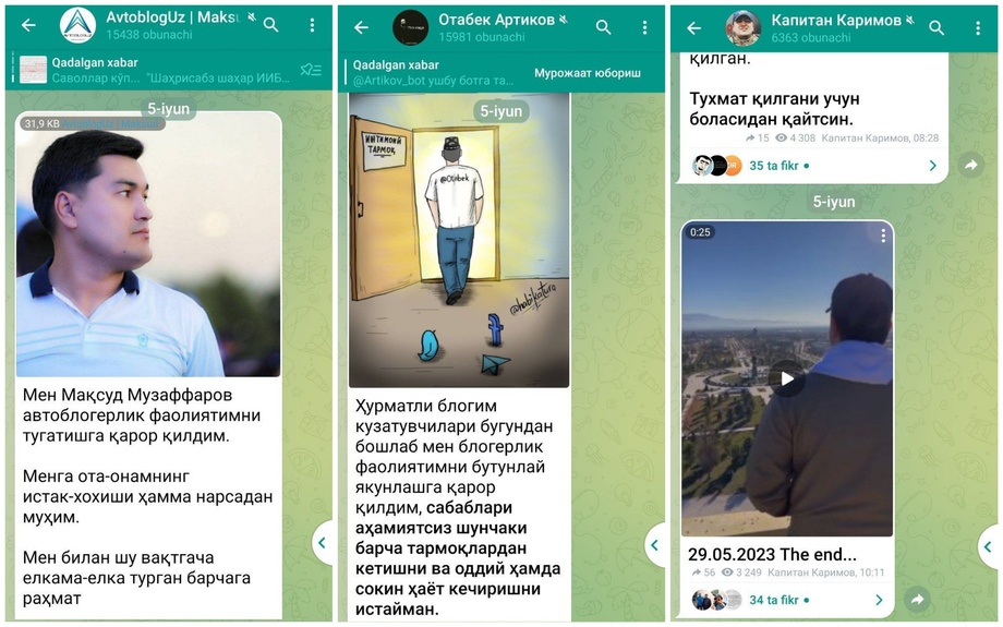 Rasul Kusherbayev blogerlar yoppasiga faoliyatini tugatayotganiga to‘xtaldi