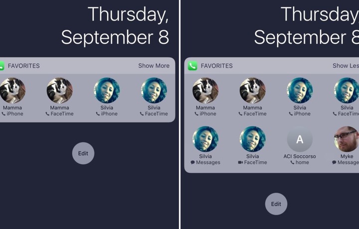 Как на iOS 14 вернуть виджет любимых контактов