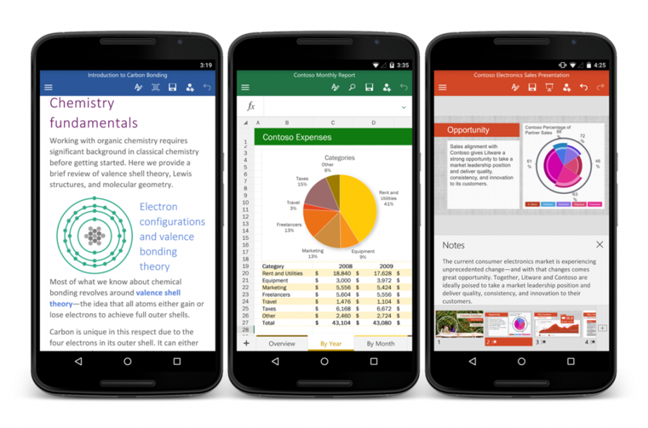 Microsoft Office на Android стал единым приложением
