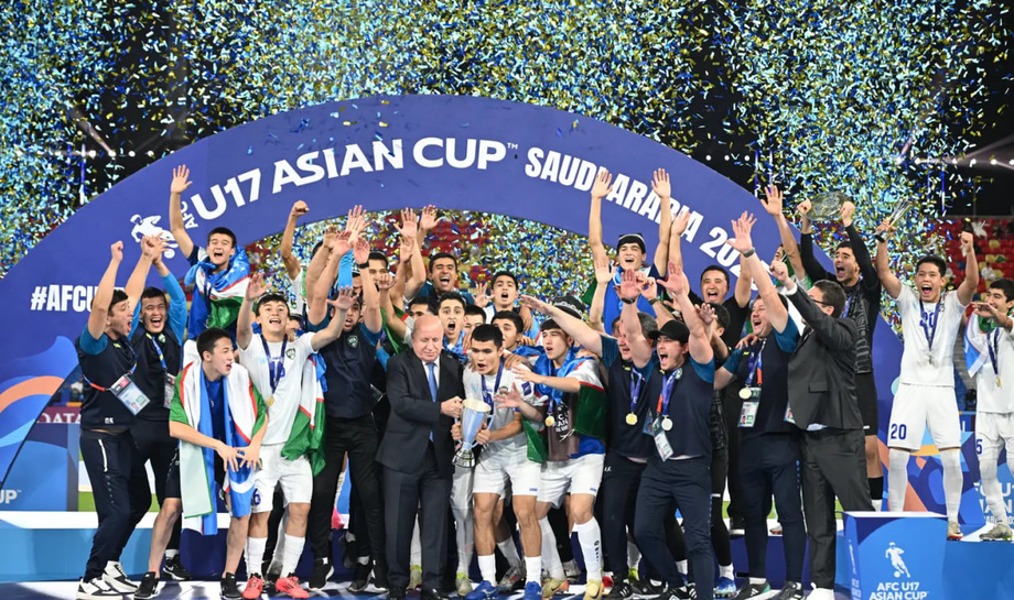 ФИФА: Ўзбекистон U-17 жамоаси драматик тарзда Осиё чемпионатида иккинчи марта ғолиб чиқди