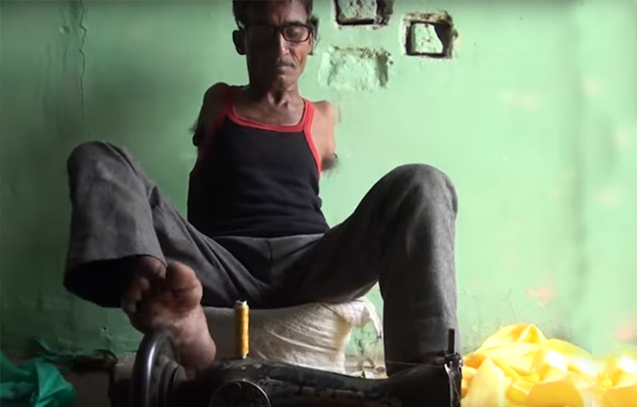 To‘rt muchasi sog‘ tilanchilar ko‘rsin! Noshukrlar ko‘rsin! (video)