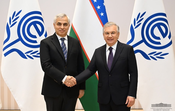 Mirziyoyev IHT bosh kotibini qabul qildi