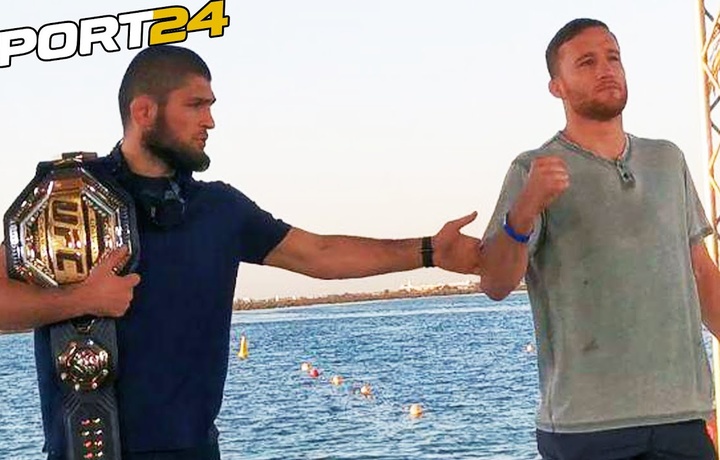 Nurmagomedov bilan Getjining nigohlari to‘qnashdi (video)