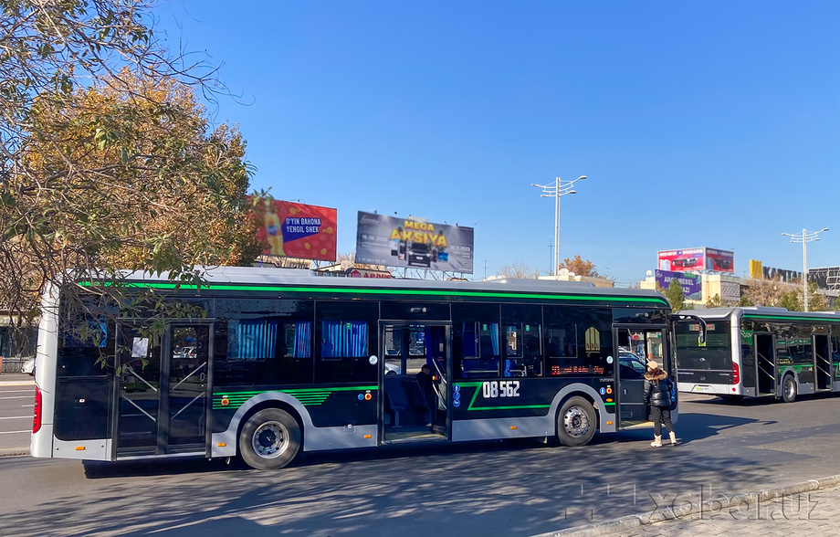 Bayram kunlari Toshkentda harakatlanadigan avtobuslar jadvali e’lon qilindi