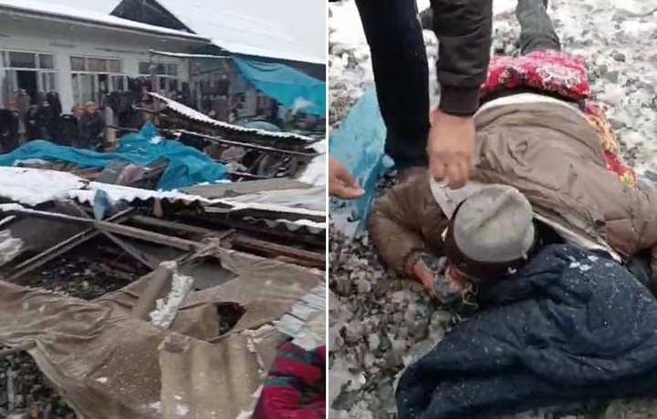 На рынке в Андижане обрушился торговый прилавок, есть пострадавший