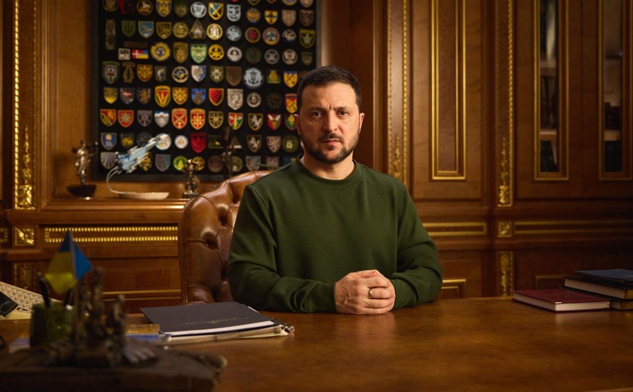 Зеленский Украина халқига видеомурожаат билан чиқди