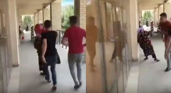 Самарқандда қари аёлнинг бошига челак кийдириб, мушт туширган безориларга ҳукм ўқилди