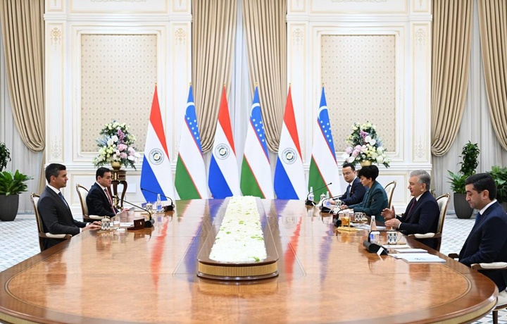 Состоялись переговоры Президента Шавката Мирзиёева с Президентом Республики Парагвай