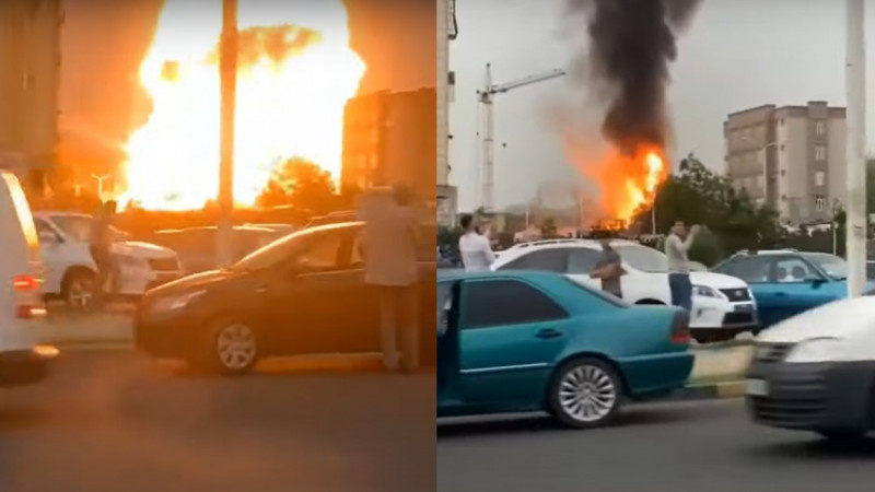 Тожикистон пойтахтида портлаш содир бўлди (видео)