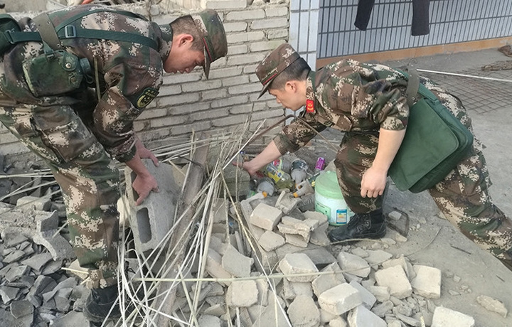 Землетрясение произошло в Китае
