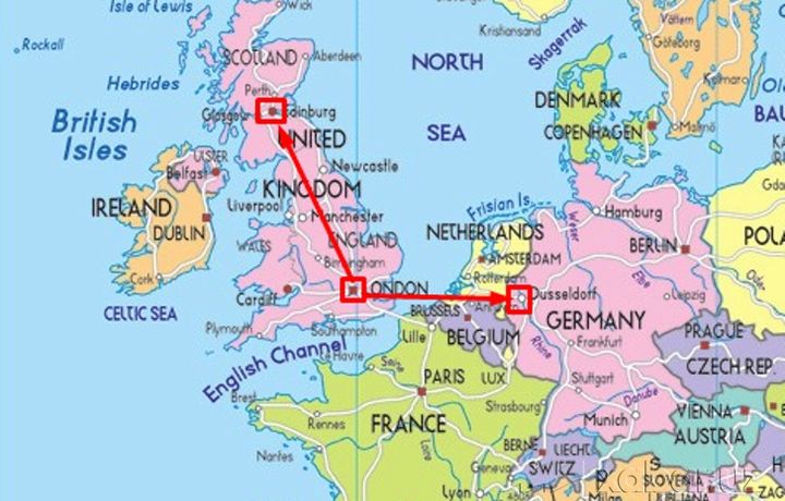 Самолет British Airways перепутал страны