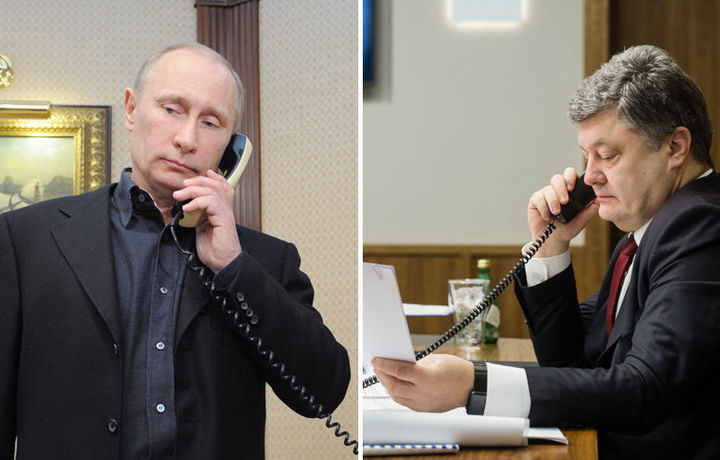 Порошенко и Путин поговорили по телефону