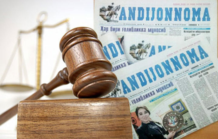 Hokim viloyat gazetasini sudga berdi