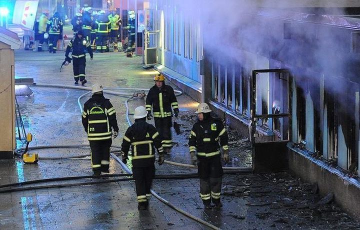 В Швеции потушен пожар в приюте для беженцев
