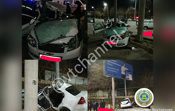 Тошкентда даҳшатли авария: уч киши воқеа жойида ҳалок бўлди
