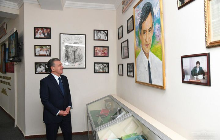 Prezident Muhammad Yusuf nomidagi maktabga bordi (foto)