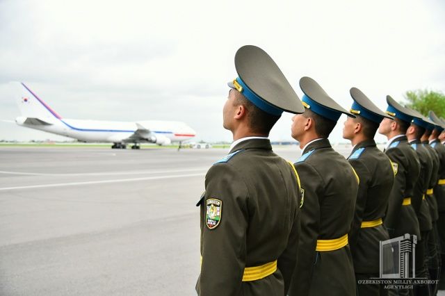 Президент Республики Корея отбыл в Самарканд