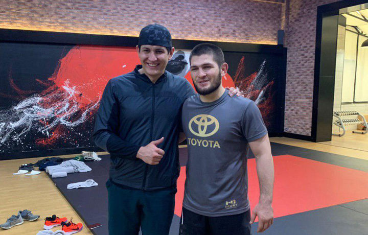 Otabek Umarov Habib Nurmagomedov bilan mashg‘ulot o‘tkazdi