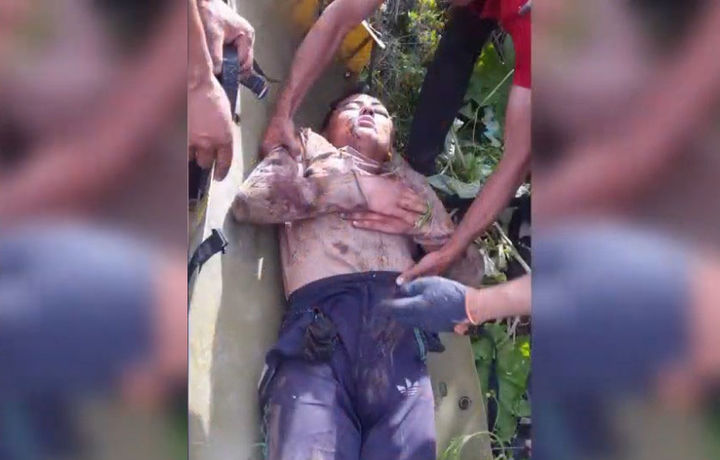 Андижонда тоғда бедарак йўқолган бола беҳуш ҳолда топилди (видео)