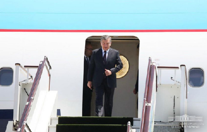 Shavkat Mirziyoyev Vashingtondan Toshkentga qaytib keldi