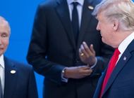 Президент РФ Владимир Путин и президент США Дональд Трамп
