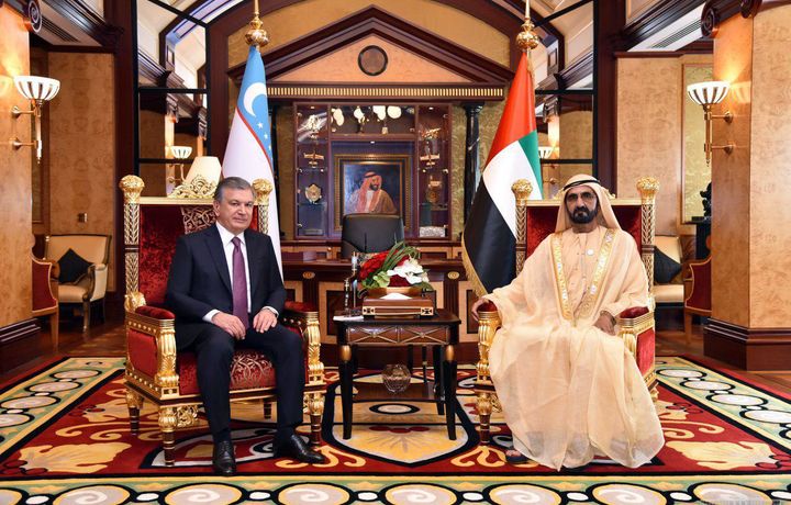 Shavkat Mirziyoyev BAA Bosh vaziri, Dubay amiri bilan uchrashdi