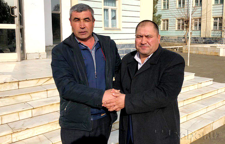 Хоким Бухары помирил избитого фермера с хокимом Алатского района