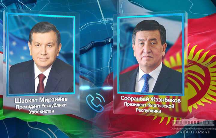 Шавкат Мирзиёев Қирғизистон Президенти билан телефон орқали мулоқот қилди