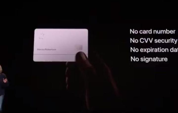 Apple презентовала виртуальную банковскую карту