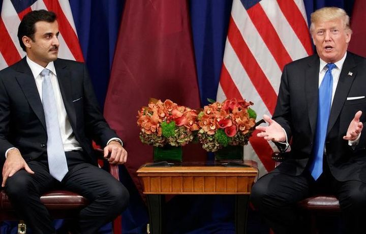 Трамп ва Қатар амири терроризмга қарши курашни муҳокама қилди