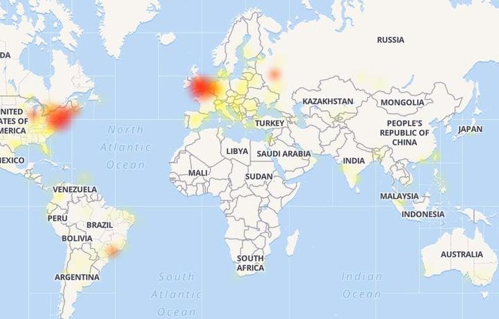 Пользователи Instagram пожаловались на сбой