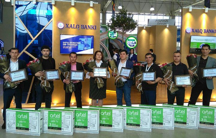 Халқ банки «BankExpo-2019» кўргазмасида ўз мижозларини тақдирлади
