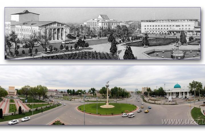 Андижон: кеча ва бугун. Бу шаҳарни ҳозир таний оласизми? (фото)