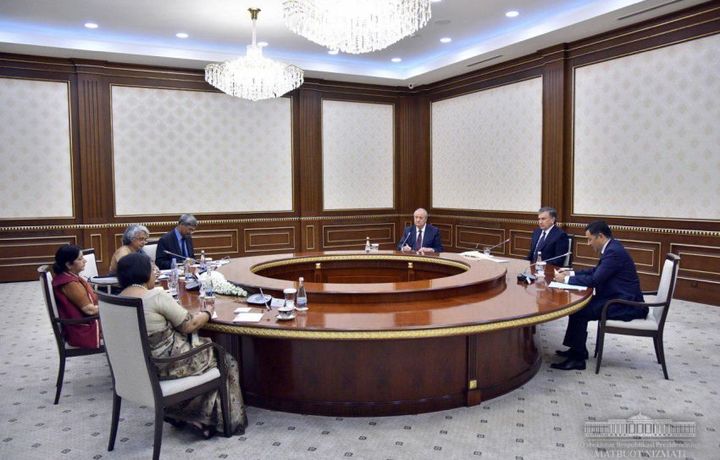Шавкат Мирзиёев Ҳиндистон ташқи ишлар вазири билан учрашди