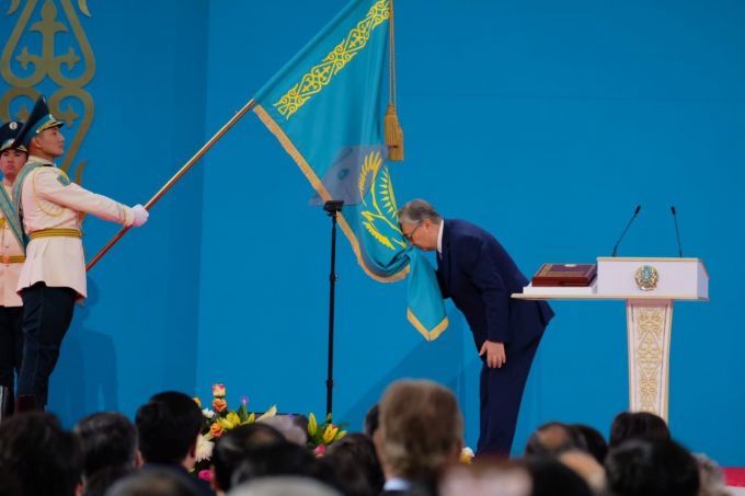 Қосим-Жўмарт Токаев қасамёд қилди