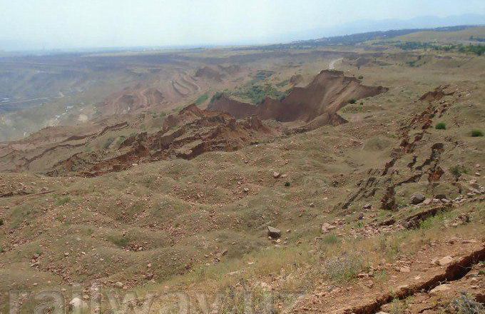 Тошкент вилоятида ер кўчкиси содир бўлди