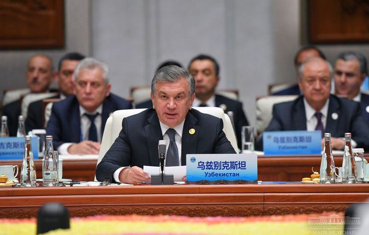 Шавкат Мирзиёев ШҲТ маконида савдо муносабатларини ривожлантириш бўйича амалий таклифни илгари сурди