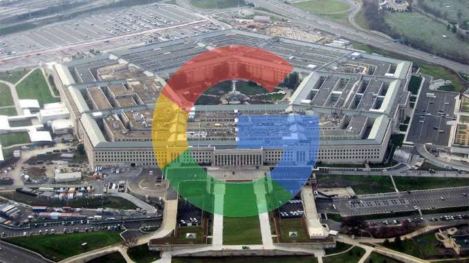 «Google» Пентагон билан ҳамкорлик қилишдан воз кечди