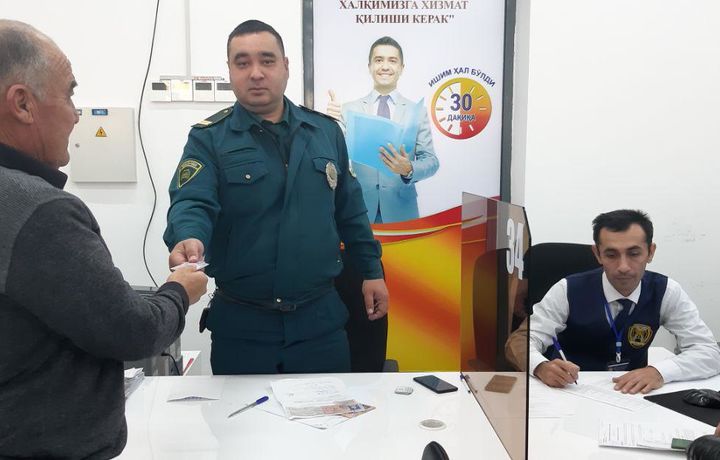 Farg‘onada ham xaydovchilik guvohnomasini almashtirish xizmati joriy etildi
