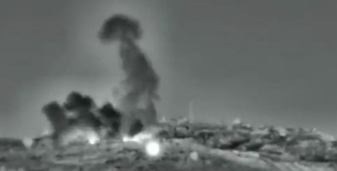 Израиль показал видео ракетного удара по Сирии