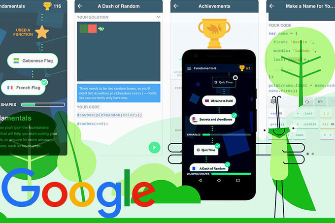 «Google» дастурлашни ўргатадиган текин ўйин-дастурини тақдим этди